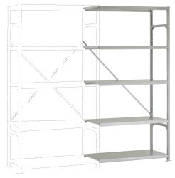 Manuflex RB1131 Moduł rozszerzający do regału 100 kg (S x W x G) 970 x 2000 x 400 mm stal cynkowany ocynkowany Podłoga m