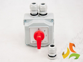 Wyłącznik krzywkowy 40A Y-0-A (gwiazda trójkąt) IP44 rozłącznik w obudowie 8644-200 TAREL