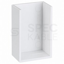 Końcówka listwy BKK 25x16mm biały NEKU