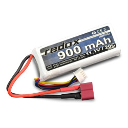Pakiet Li-Pol Redox 900mAh 20C 3S 11,1V