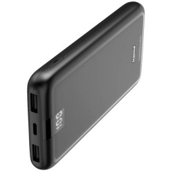 Hama 201709 Power Bank 10000mAh Fast Charge LiPo Anthracite