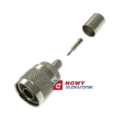 Wtyk N zaciskany RG8