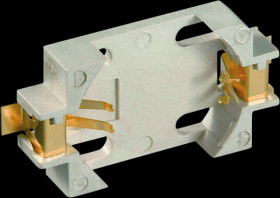 Button cell clip, SMD version