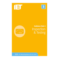 IET Publishing Guidance Note 3: Inspection &amp; Testing 9th Edition