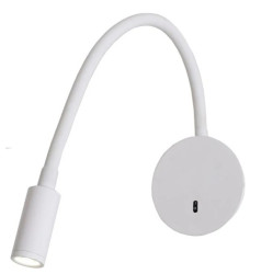 Kinkiet Senise biały do czytania elastyczne ramię z LED 3000K LP-2021/1W WH Light Prestige