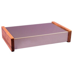 Hammond 1444-32CWW Aluminium Chassis Wood Panels Natural (432 x 254 x 76mm)