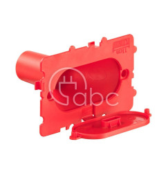 Owalny przepust lejowy, rura DIN EN 20 mm, 1261-42