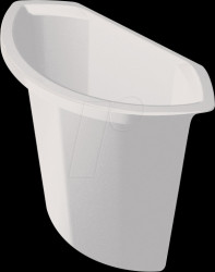 H6106982 Waste paper basket insert, 6 litres, light grey