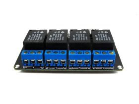 Moduł z 4 przekaznikami zasilanie 5V