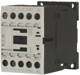 Power contactor, 3 pole, 22 A, 1 Form A (N/O), coil 230 VAC, screw connection, 276558
