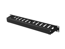 ORGANIZER KABLI 19 1U Z ZAŚLEPKĄ TYP A CZARNY LANBERG AK-1704-B