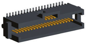 Wtyk PCB 40-pinowe raster: 1.27mm 2-rzędowe TE Connectivity Montaż powierzchniowy 1.0A 30.0 V.
