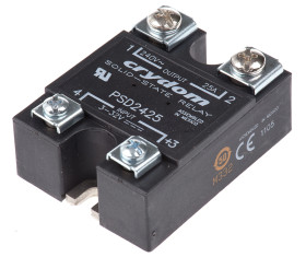 Przekaźnik półprzewodnikowy Montaż na panelu 25 A rms Sensata Crydom 280 V rms SCR