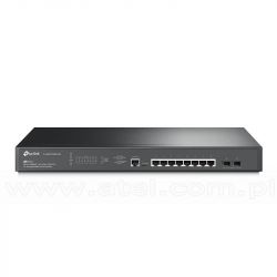 TP-Link TL-SG3210XHP-M2, Switch zarządzalny, 8x 100/1000/2500 RJ-45, 2x slot SFP 10G, PoE+, 19"