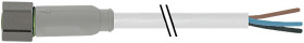 Przewód czujnik-siłownik Złącze A M8 liczba rdzeni 3 długość 2m Rodzaj A Żeńskie