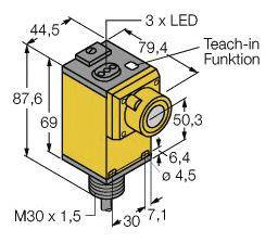 Przycisk refleksyjny, ultradźwękowy Turck 3047555 1 szt.