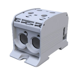 Złączka szynowa gwintowa Al/Cu STB 95-2 (87520) SIMBLOCK szary 81102002