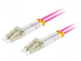 FO-LULUMD41-0030VT Patch cord światłowodowy OM4 LC/UPC,z obu stron 3m LSZH