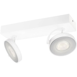 Philips 531723116 Clockwork LED Ceiling Spotlight 8W White Adjustable