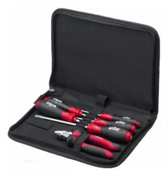 Zestaw narzędzi dla mechaników wkrętaki, szczypce do cięcia bocznego w torbie 33971 /6szt./