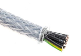 Kabel sterowniczy SY 12 rdzeniowy , Ekranowany, izolacja Polichlorek winylu PVC, D 14.5mm , 50m