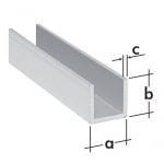 AL-CA16X30_2/1000 Ceownik aluminiowy 16x30 mm - grubość: 2 mm - długość 1000mm
