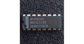 40175 (CD40175BCN) D-Type Flip-Flops - National