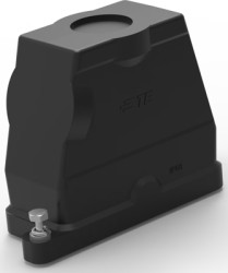 Housing, size HB16, die-cast aluminum, M32, angled/straight, screw locking, IP68, T1920160132-000