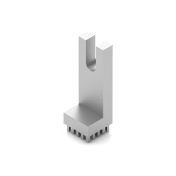 Zacisk skręcany 250A odgałęzienia: 25 Mosiądz Kąt prosty