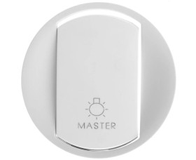 CELIANE Klawisz z symbolem /światło/ hotelowy biały 068190