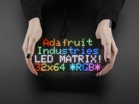 Adafruit 64x32 RGB LED Matrix - 3mm pitch