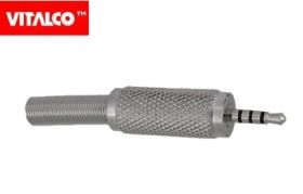 WTYK JACK 2.5MM 4-POLOWY METAL