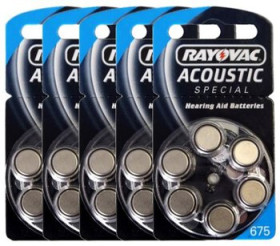 30 x bateria cynkowo-powietrzna Rayovac 675