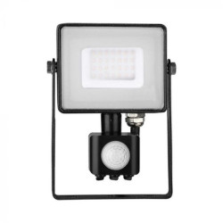 Reflektor LED 30W +czuj. NW czarny V-TAC VT30SB