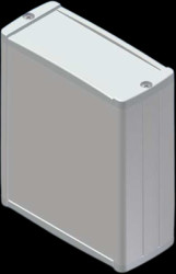 Aluminum Profile enclosure, (L x W x H) 100 x 85.8 x 36.9 mm, white (RAL 9002), IP54, TEKAL 21.30