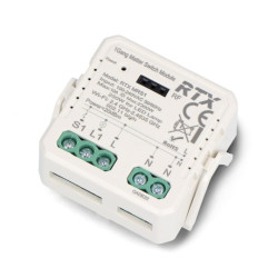Przekaźnik 1-kanałowy dopuszkowy 10A - WiFi - Matter - aplikacja Android/iOS - RTX MRS1