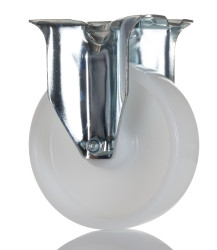 Koło samonastawne średnica kabla 125mm Płyta Tente 500kg wysokość całkowita 155mm