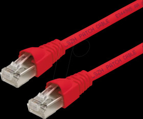 100008264 Patch cord RJ45 Cat.6A S/FTP 2 m red