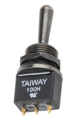 Przełącznik (Wł.)-wył.-(wł.) SPDT RS PRO Płytka drukowana długość przełącznika 18mm