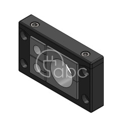 Rama przepustowa KEL-ER 10, na 2 moduły KT małe i 1 moduł KT duży, czarna, 48212