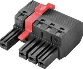 Weidmüller 2630300000 Obudowa złącza pin żeńskiego na kabel BVF 7.62HP/06/180MF6 SN BK BX, wire-to-board, piny: 6, 57 A,