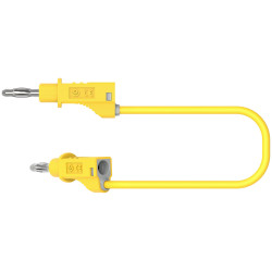 Electro PJP 2110-CD1-50J Test Lead Jack Plug 50cm Yellow 1pc