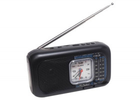 RADIO PRZENOSNE MK-158BT,FM,ZEGAR ANALOG