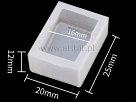 Osłona wodoszczelna do przeł.prostokąt 25x20mm