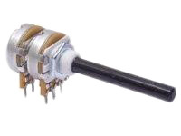 Potencjometr 4.7kΩ typ Obrotowy Radiohm średnica wału 6 mm 0.4W długość wału 50mm Montaż panelowy