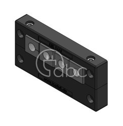 Rama przepustowa KEL 16, na 4 moduły KT małe, czarna, 42164