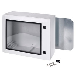 Obudowa ogólnego użytku Poliwęglan szerokość zew. 210 mm długość zew. 400 mm wys. zew. 300 mm Fibox IP65 Biały
