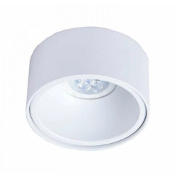 Oprawa MINI GOLDI-W/w WPUST biała z białym ringiem Gu10 okrągła sufitowa wpuszczana