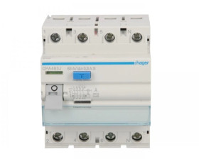 Wyłącznik różnicowoprądowy 4P 63A 0,3A typ A -S CPA463J