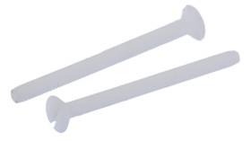 Śruby maszynowe M2 łeb z łbem stożkowym Nylon długość 25.0mm skok 0.40mm